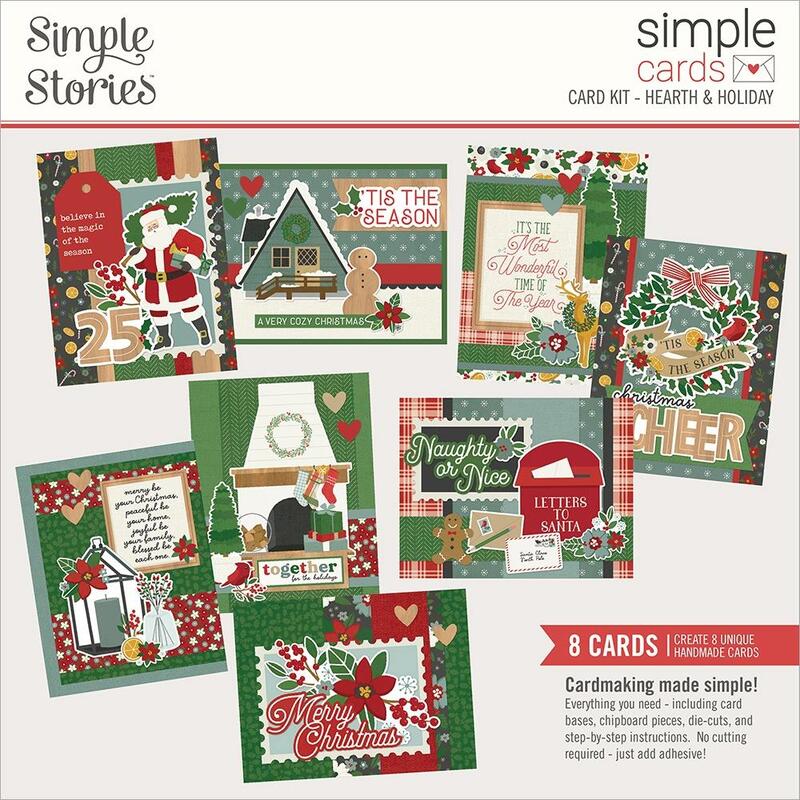 Hearth &#x26; Holiday Simple Cards Card Kit - Simple Stories
