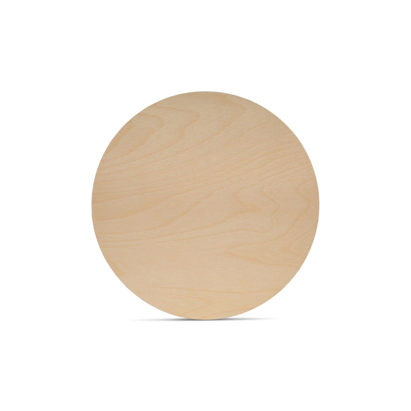 2 Pack 14 Inch Wood Circles 2.1 MM PLAIN MDF for Crafts, Acejoz Round Wood  Plywood