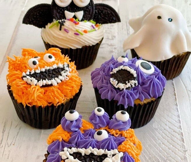 Halloween themed cupcakes