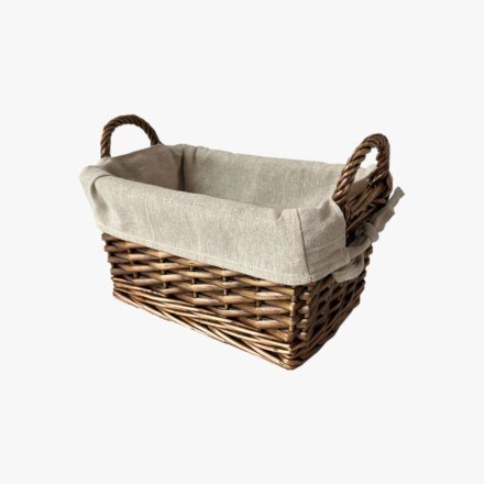 Brown basket with handles