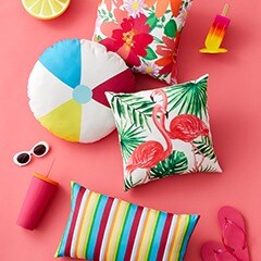 Summer Pillows in bright colors
