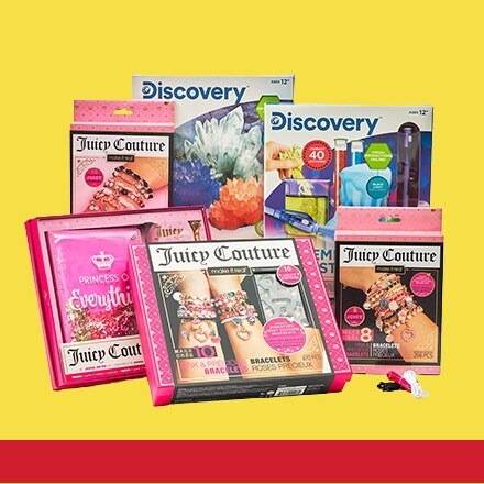 assorted science and jewelry making kits for kids