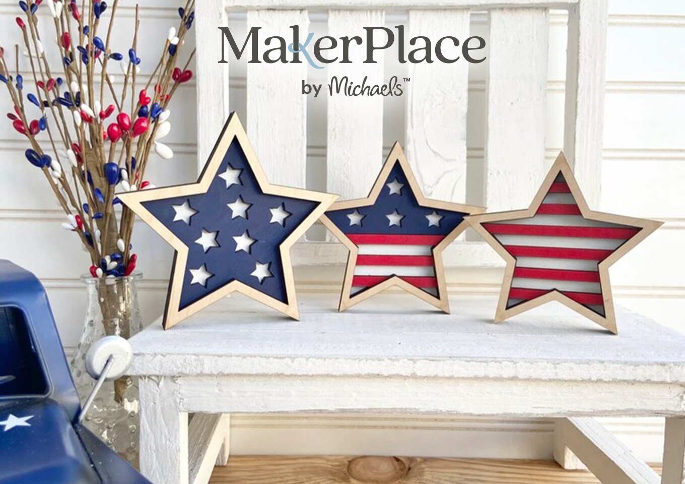 4th July Tabletop stars MakerPlace