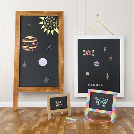 assorted chalkboards