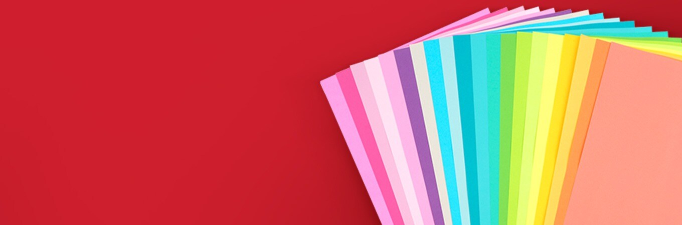 New colorful and versatile paper