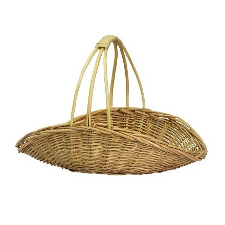 Brown basket with handles