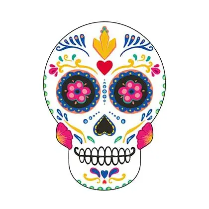 47 Day of the Dead Skull by Michaels