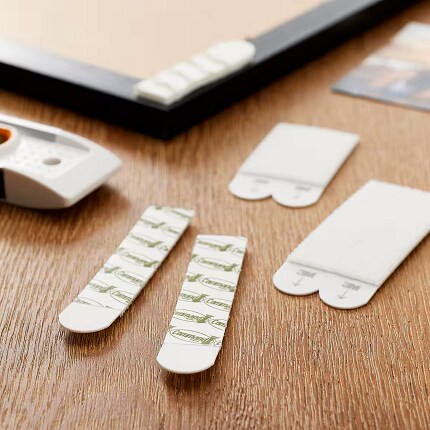 3M Command strips on table
