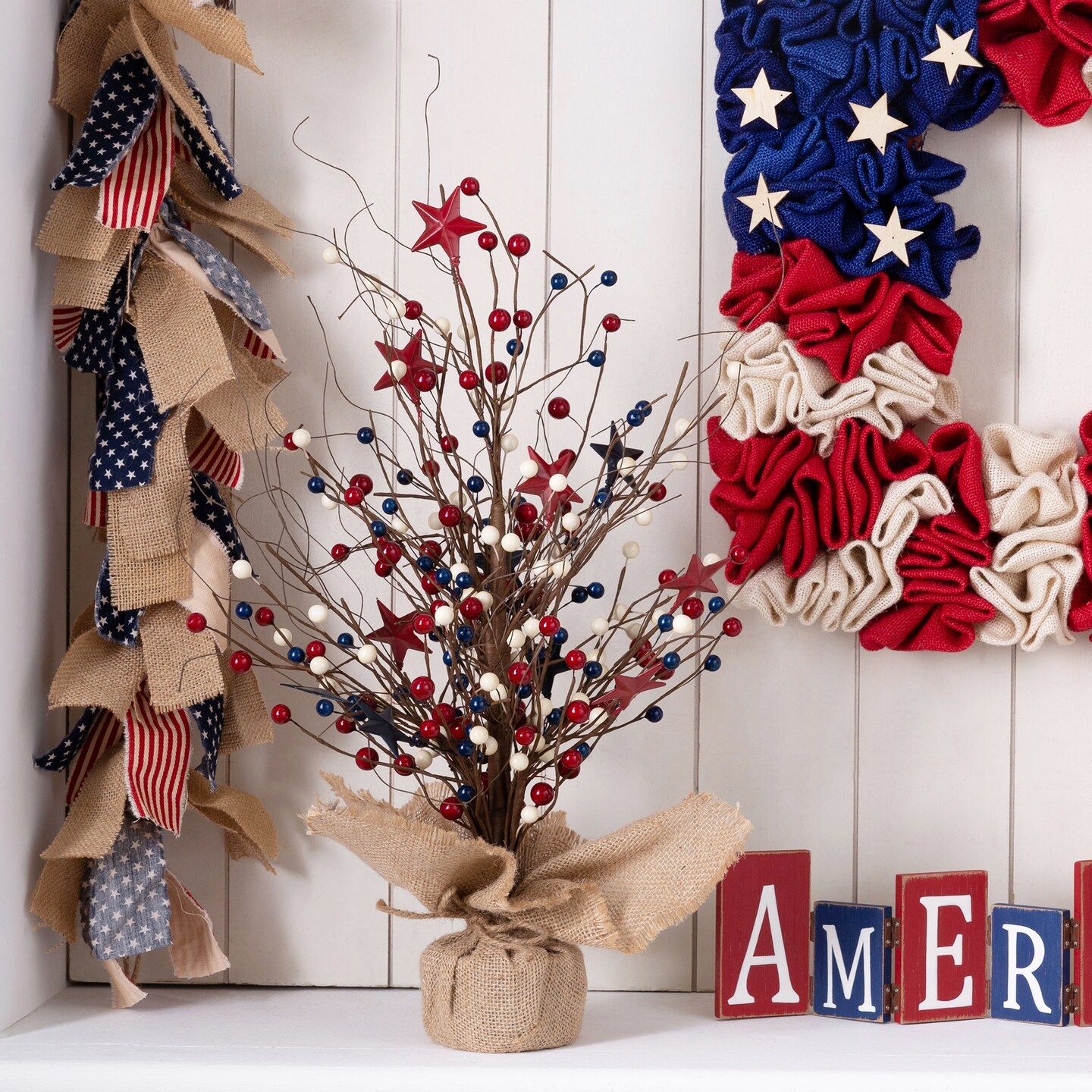 Red, White & Blue Decor