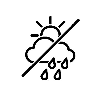 weather resistant fabric icon