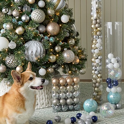 Christmas Shatterproof ornaments: showing licensed ornaments