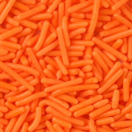 orange sprinkles