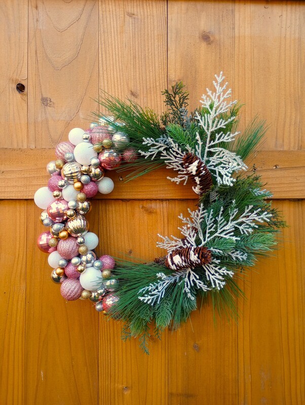 handmade christmas wreath