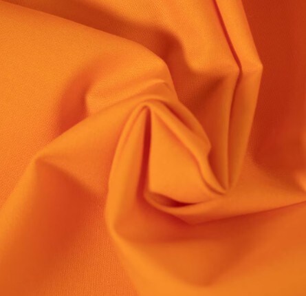 orange cotton fabric