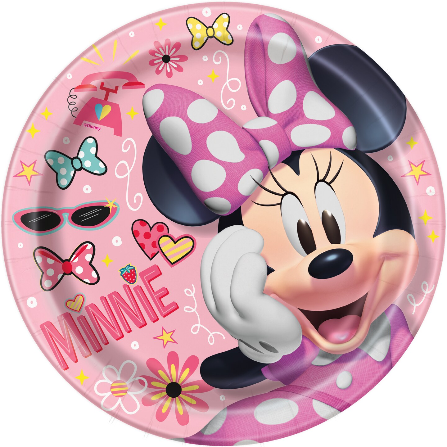 minnie party plate