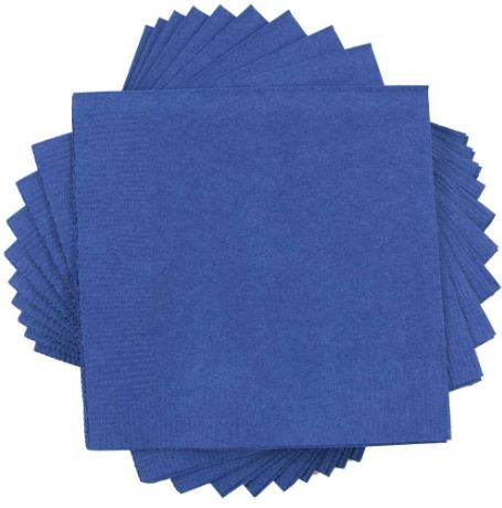 blue party napkins