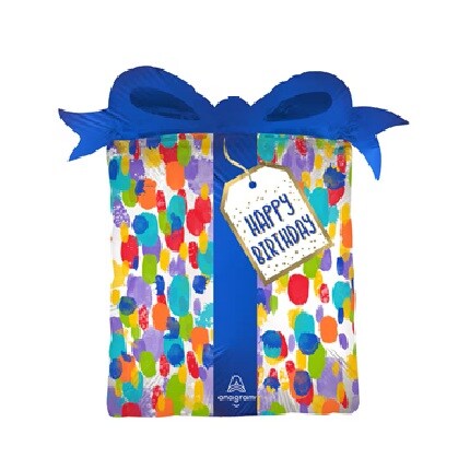 Paint Party themed helium balloons