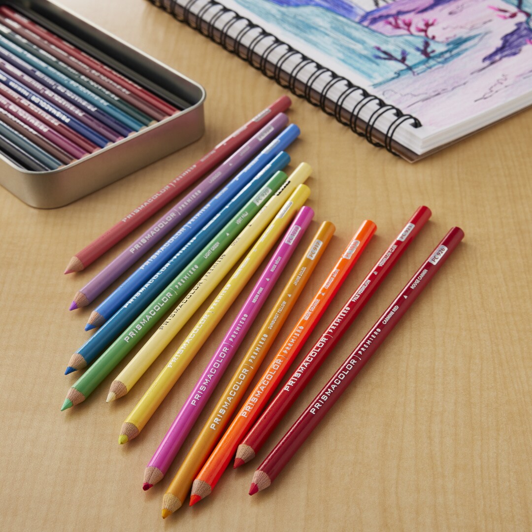 assorted colors colored pencils