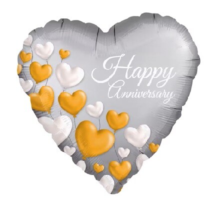 anniversary themed balloons