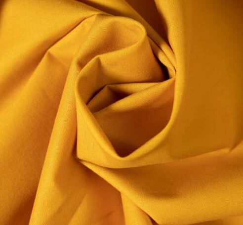 yellow cotton fabric