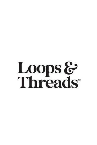 loops and threads logo in black text