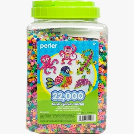 Perler® 22,000 Beads Multi-Mix Jar