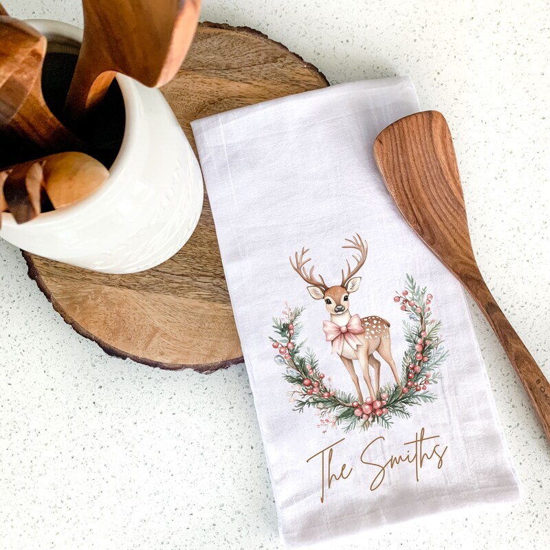 christmas kitchen towel