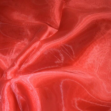 red organza