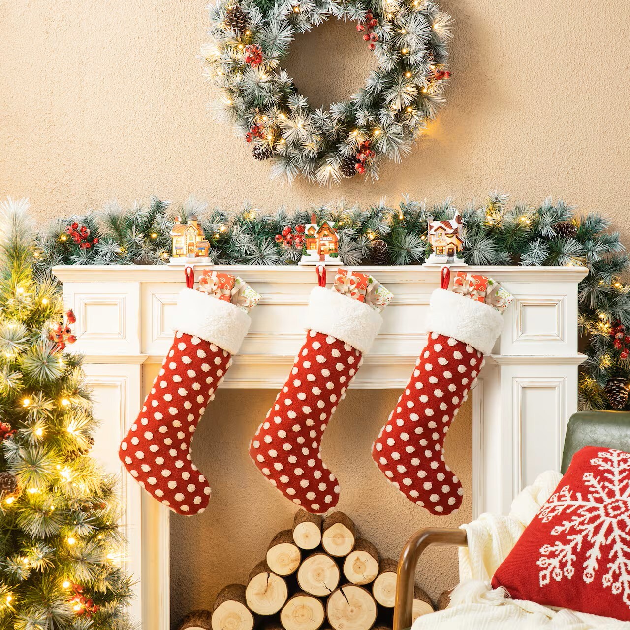 Glitzhome Christmas Outdoor Gingerbread Lights