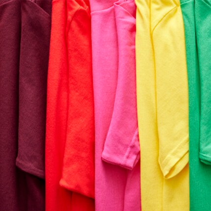 stack of folded t-shirts