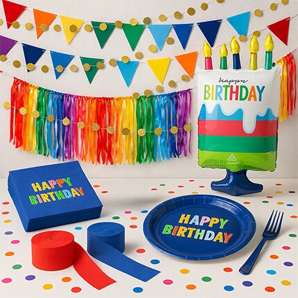 modern themed party kit