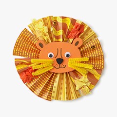lion paper craft