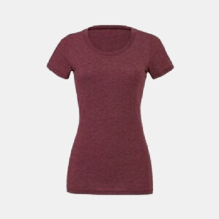 maroon women's t-shirt