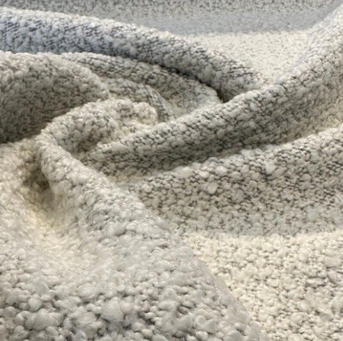 beige boucle fabric