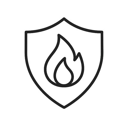 flame resistant fabric icon