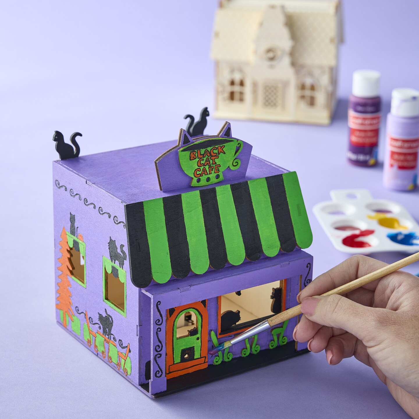 Halloween LED house