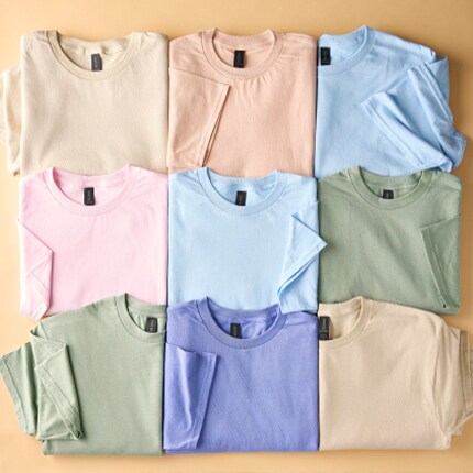 pastel gildan tshirts