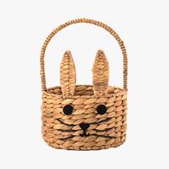 bunny shaped water hyacinth easter basket