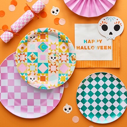 Halloween plates and napkins