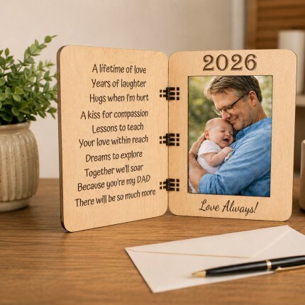 MakerPlace by Michaels: Personalized Grey T-shirt with word "DAD Est 2023".