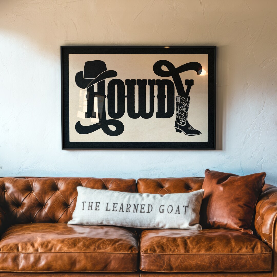 howdy wall art