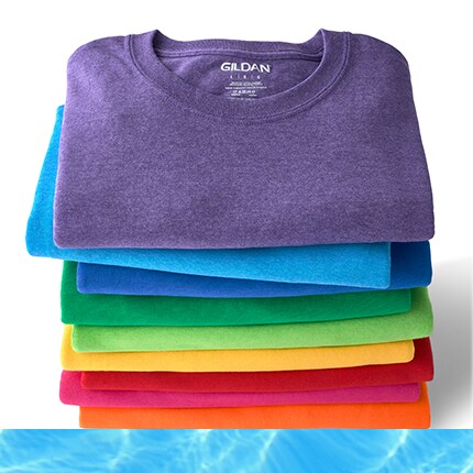stack of folded t-shirts