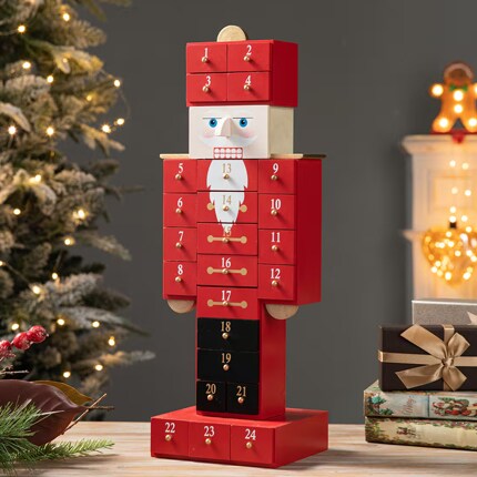 Christmas crafting painting wooden nutcrackers