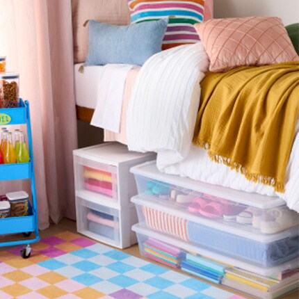underbed plastic storage