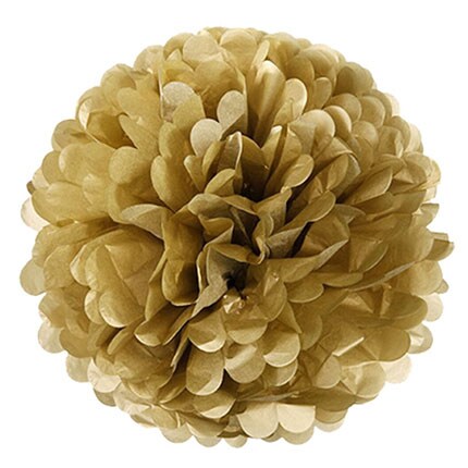 Gold Pom Pom party decoration