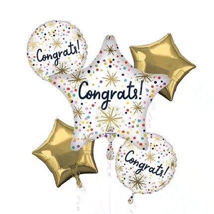 Congratulations balloon bundle