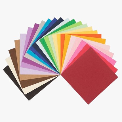 Rainbow colored cardstock