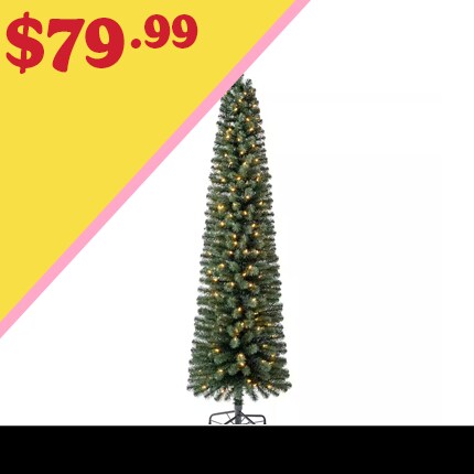 A Christmas Tree with lights