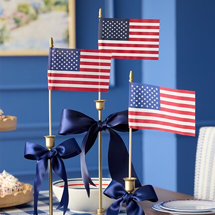 Red, White & Blue Flags