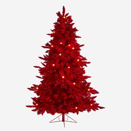 Red Christmas Tree